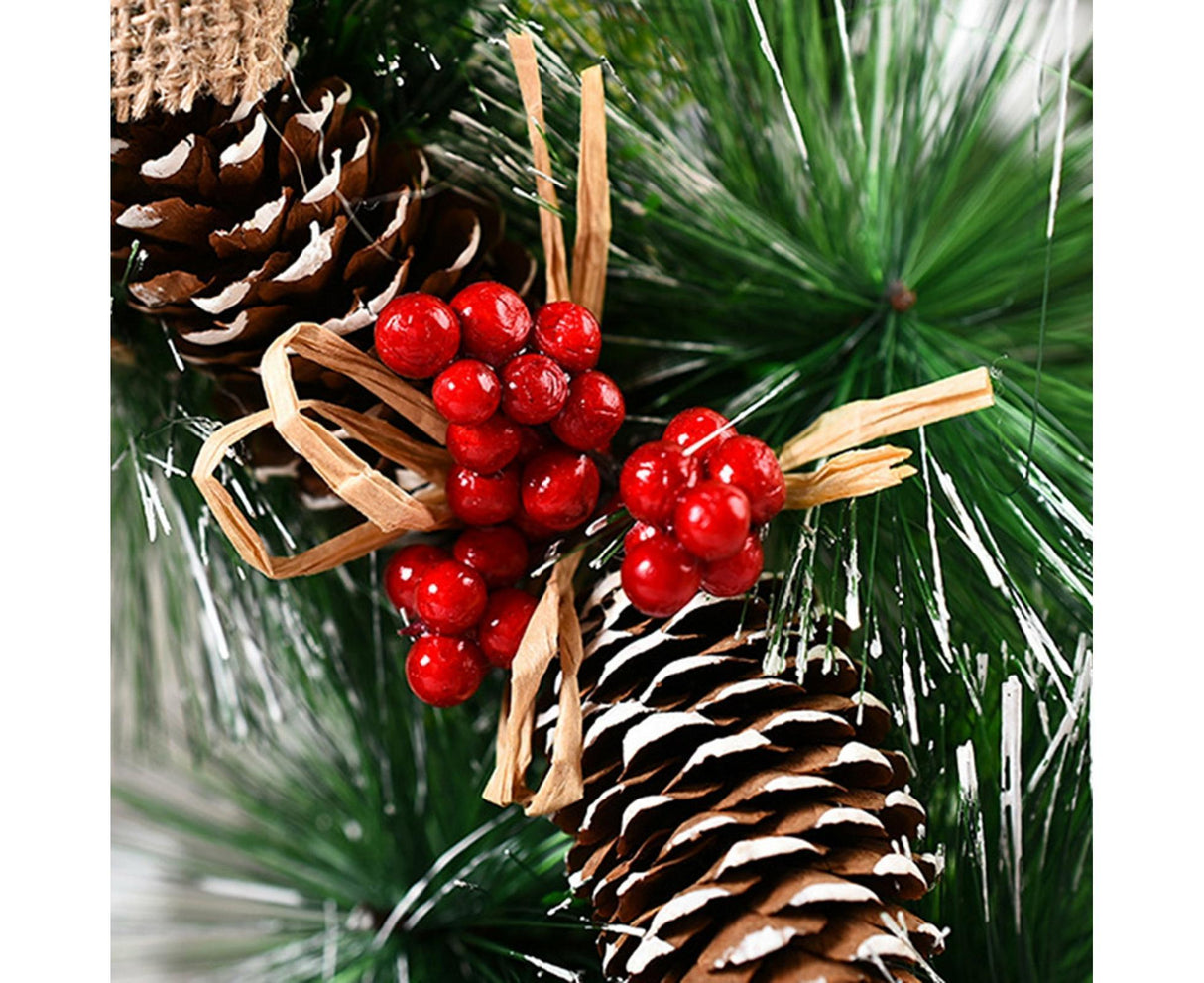 32cm Christmas Wreath, Christmas Garlands, Christmas Decoration, Artificial Pine Cones Wreath