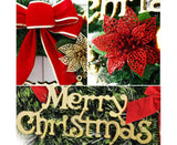40cm Christmas Wreath, Christmas Decorations, Artificial Christmas Garland, Merry Christmas Ornament