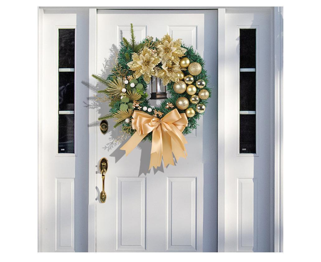 40cm Nativity Scene Christmas Wreath, Christmas Decorations, Artificial Christmas Wreath