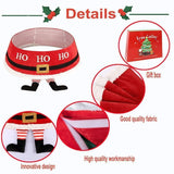 Christmas Tree Collar, 48 Inch Christmas Tree Ring, Foldable Christmas Tree Skirt - Side View