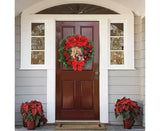 Nativity Christmas Wreath, 40cm Artificial Christmas Garlands, Christmas Decorations