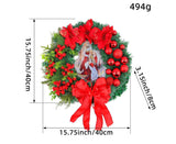 Nativity Christmas Wreath, 40cm Artificial Christmas Garlands, Christmas Decorations