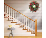 1pcs Winter Berry Wreath Christmas Tree Wreath Christmas Artificial Wreath Artificial Christmas Wreaths Xmas Porch Wreath