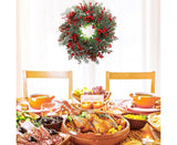 1pcs Winter Berry Wreath Christmas Tree Wreath Christmas Artificial Wreath Artificial Christmas Wreaths Xmas Porch Wreath