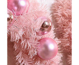 Christmas Wreath Door Wreath Wall Wreath 30CM Artificial Christmas Door Wreath Christmas Wreath with Christmas Balls Artificial Wreath Christmas Decor - 45-Degree Angle