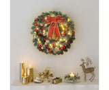 Christmas Wreath With Led And Gate Wreath Christmas Wreath Christmas Wreath Outdoor Christmas 30cm