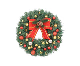 Christmas Wreath With Led And Gate Wreath Christmas Wreath Christmas Wreath Outdoor Christmas 30cm - Front View