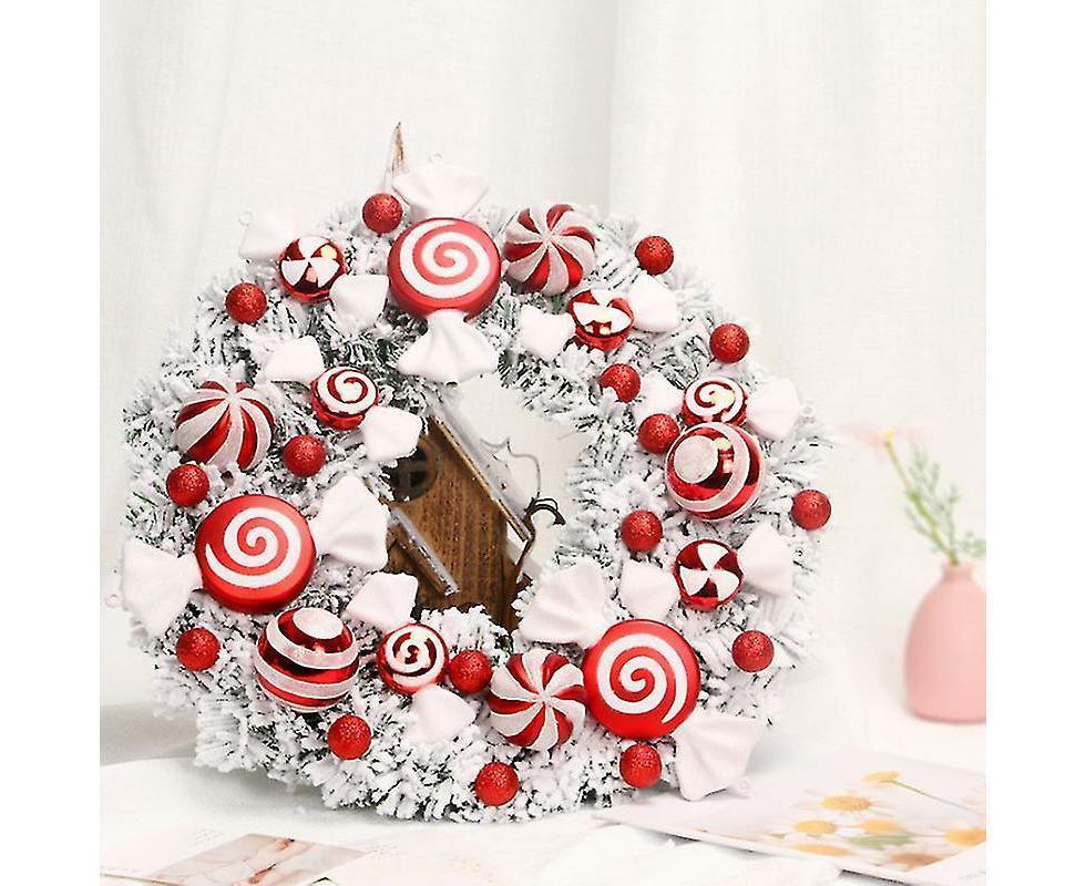 Christmas Wreath, Outdoor Christmas Wreath At The Front Door, Christmas Wreath, Christmas Party Decoration