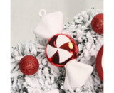 Christmas Wreath, Outdoor Christmas Wreath At The Front Door, Christmas Wreath, Christmas Party Decoration - 45-Degree Angle