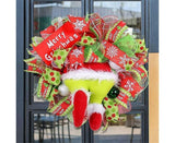Christmas Wreath,artificial Christmas Wreath, Christmas Front Door Wreath, Outdoor Christmas Wreath
