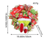 Christmas Wreath,artificial Christmas Wreath, Christmas Front Door Wreath, Outdoor Christmas Wreath