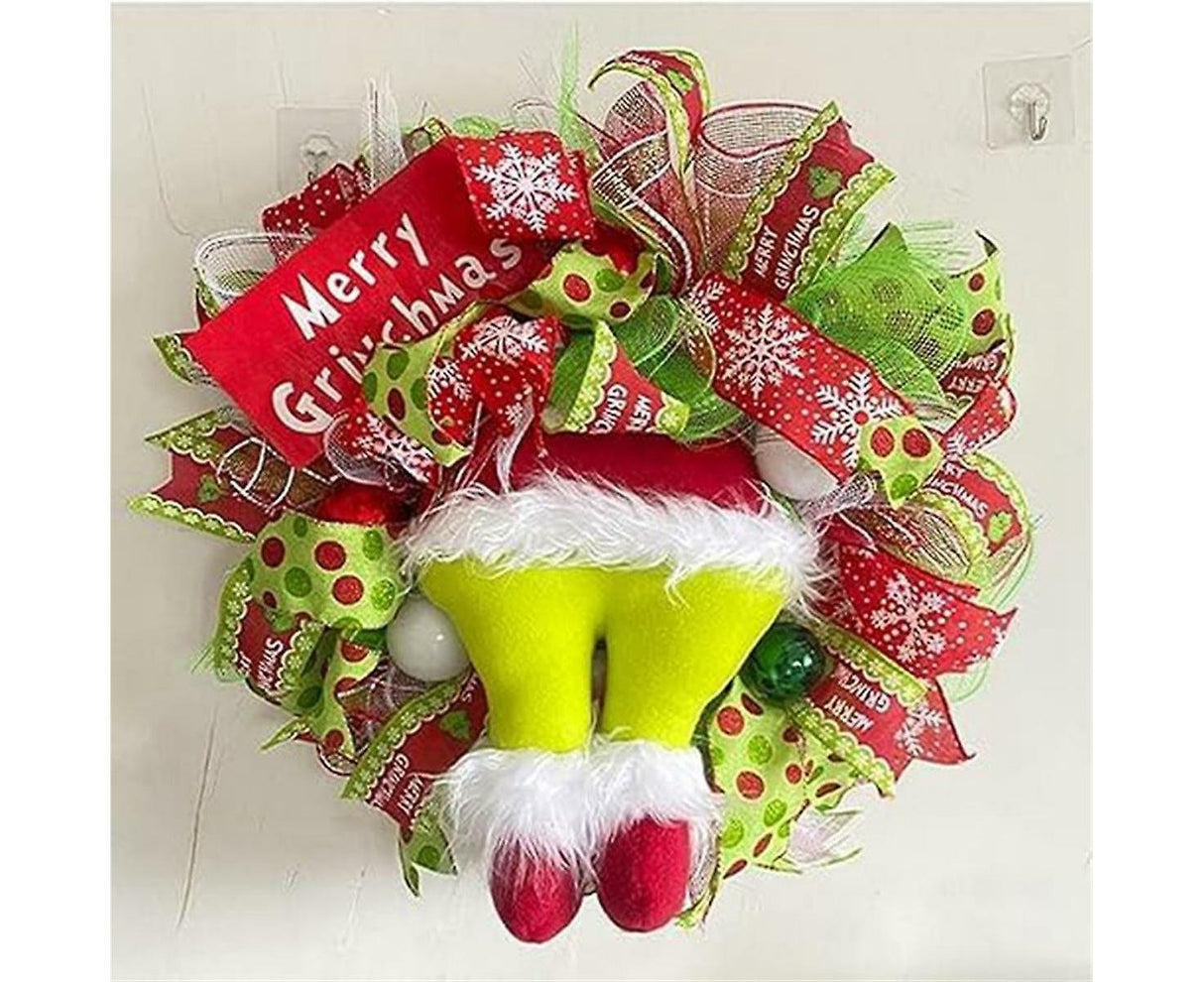 Christmas Wreath,artificial Christmas Wreath, Christmas Front Door Wreath, Outdoor Christmas Wreath
