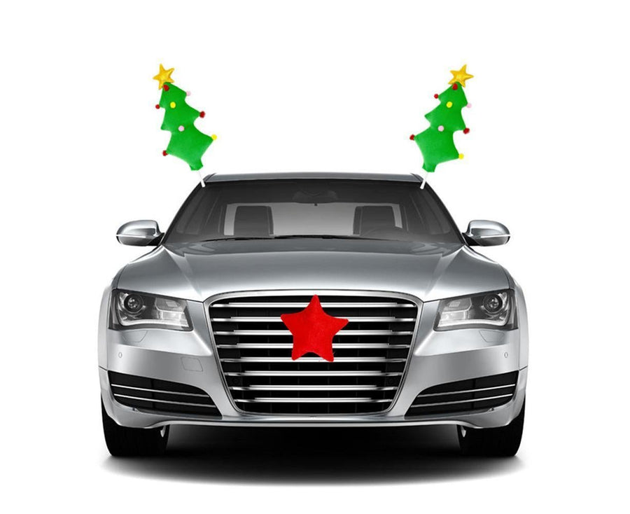 Christmas Car Decorations Christmas Tree Car Kit Vehicle Windows Ornaments Xmas Car Styling Gift