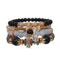 Women Bohemian Hand String Ocean Style Multi Circle Pearl Crystal Bracelet