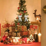 Christmas Transparent Glowing Bow Christmas Tree Decor Xmas Ornament