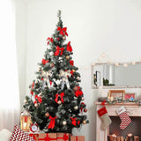 Christmas Transparent Glowing Bow Christmas Tree Decor Xmas Ornament