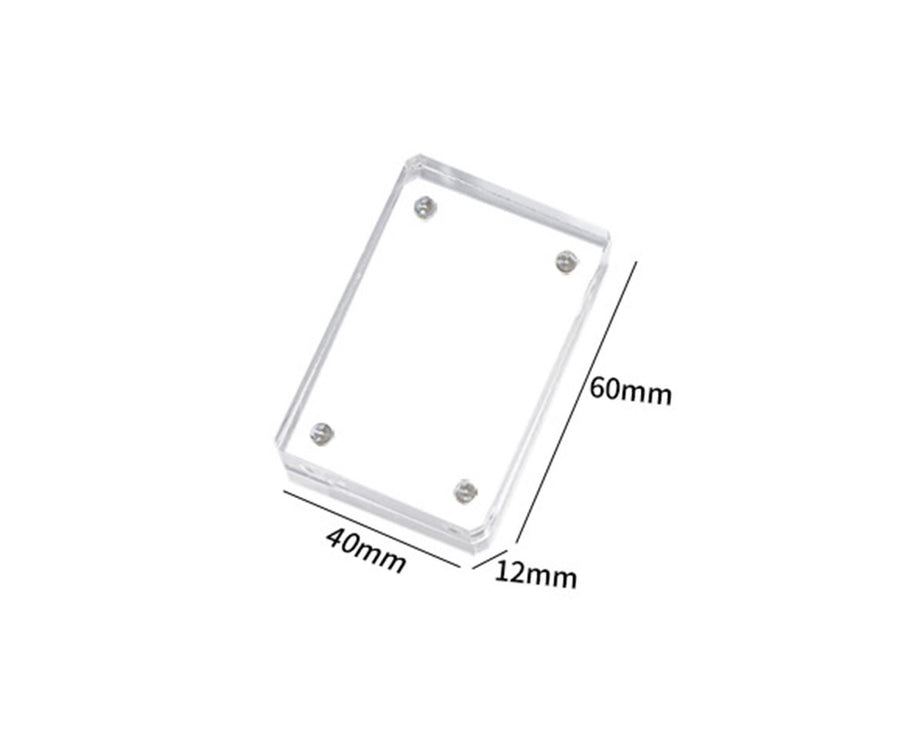 Card Brick grip Suction Transparent Visible DIY Store Photos Gradient Color Flowing Sand Mahjong Size Card Case Album Home Supply - Pink