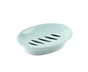 Double Layers Oval Soap Storage Holder Box Stand Kitchen Bathroom Accessories-Green