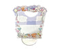 Sign Stand Ornament Irregular Wave Edge Acrylic Flower Pattern Surrounding 3 Inch  Album Photocard Stand Household Use