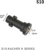 Snow Foam Lance Car Washer Soap Foamer Adjustable Foam Nozzle Sprayer, Thread Adaptor for High Pressure Wash Machine Accessories Car Spray Gun Connect