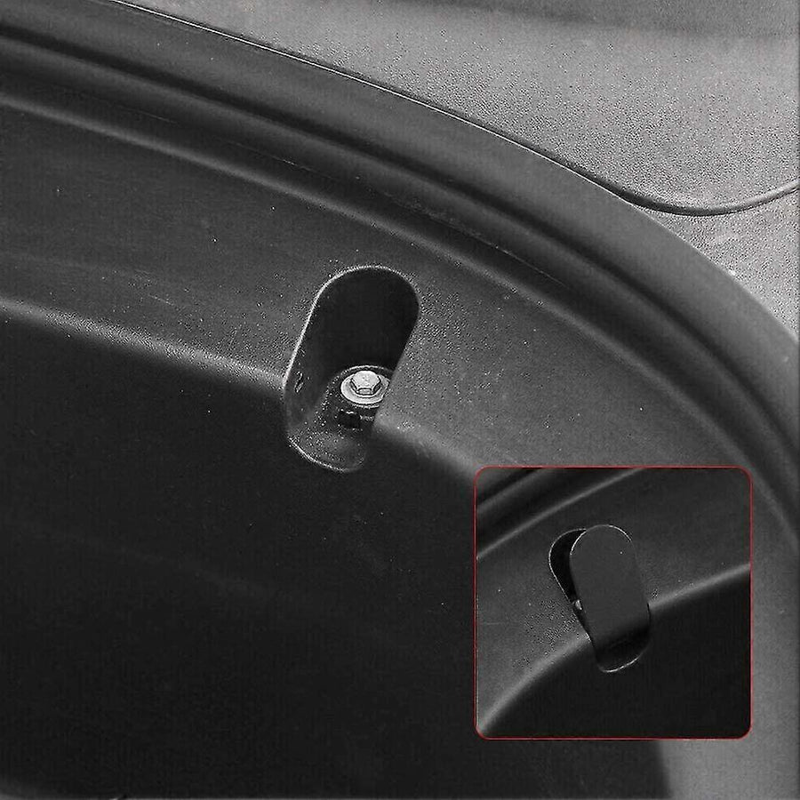 2 Pack Front Trunk Hook For Tesla Model 3 Black Wear-resistant Abs Car