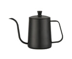 600ml Pour Over Kettle Coffee Maker Stainless Steel Gooseneck Drip Tea Pot Jug-Black 600ML