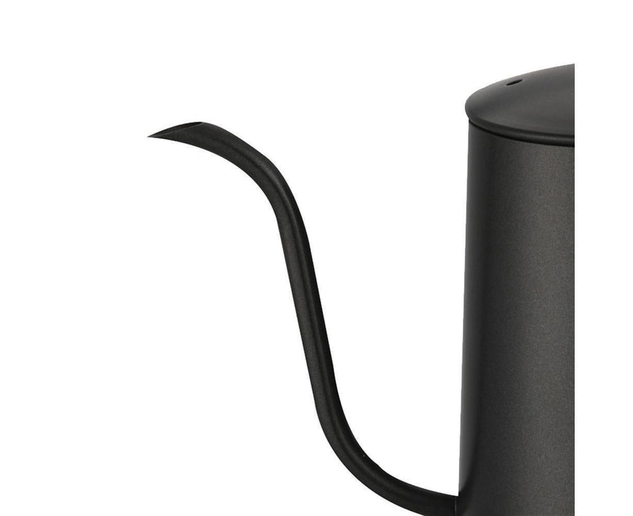 600ml Pour Over Kettle Coffee Maker Stainless Steel Gooseneck Drip Tea Pot Jug-Black 600ML