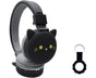 Cartoon Wireless Headphones - Stereo Sound - Cute Black Cat Headphones for babies