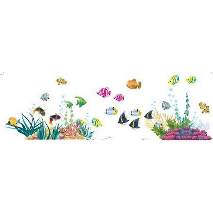 Colorful Wall Stickers I Murals: 130 X 42cm I Wall Tattoo Bathroom Tile Sticker
