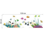 Colorful Wall Stickers I Murals: 130 X 42cm I Wall Tattoo Bathroom Tile Sticker