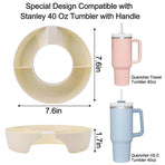Compatible Stanley Snack Tray, 40 Oz Bowl for Stanley Cup Accessories, Ivory