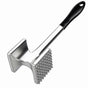 Large Meat Tenderizer - Stainless Steel Mallet for Beef & Chicken