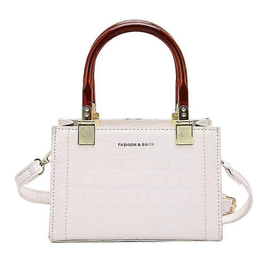 Women's Retro PU Leather Messenger Bag Fashion Tote Bag