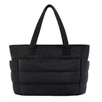 Lightweight Puffy Tote Bag for Women with Compartments Shoulder Bag