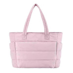 Lightweight Puffy Tote Bag for Women with Compartments Shoulder Bag