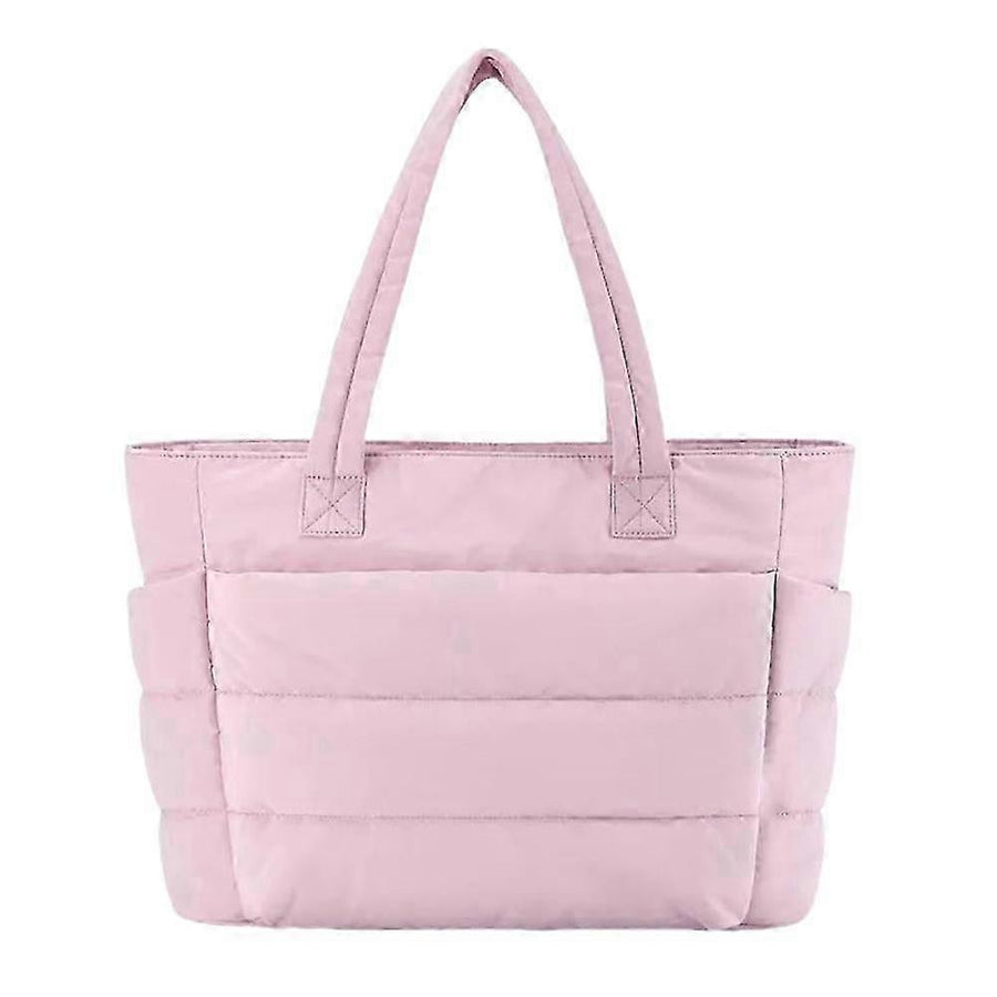 Lightweight Puffy Tote Bag for Women with Compartments Shoulder Bag