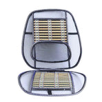 Cooling Massage Car Cushion - Breathable Summer Back & Waist Support Pad