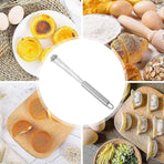 Stainless Wire Egg Whisk - 12inch Kitchen Broom for Mixing, Beating, Cooking