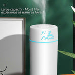 Mini USB Humidifier for Bedroom, Travel, Car, Plants, Quiet Personal Humidifier