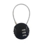 3-Digit Mini Combo Padlock - Resettable Luggage Lock for Travel
