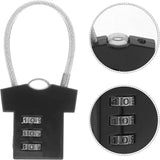 Digital Password Padlock - Travel Locker Toolbox Combo Lock - Top-Down View
