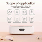 Professional Ultrasonic Jewelry, Watch & Eyeglass Cleaner Machine