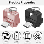Micro USB 2.0 Card Reader, Aluminum Adapter for PC/Laptop