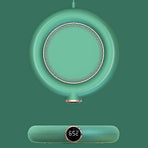 Green USB Coffee Mug Warmer, 3 Temp Electric Cup Warmer