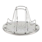 Folding Stainless Steel Camping Toaster Tray, 4 Slice