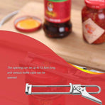 Adjustable Jar & Can Opener, Arthritis Friendly, Stainless Steel