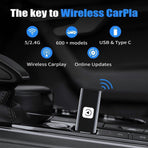Wireless CarPlay Adapter, Fast & Compact CarPlay Dongle Converter