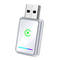 2-in-1 Wireless CarPlay Adapter USB Dongle for CarPlay & Android Auto