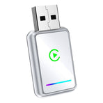 2-in-1 Wireless CarPlay Adapter USB Dongle for CarPlay & Android Auto