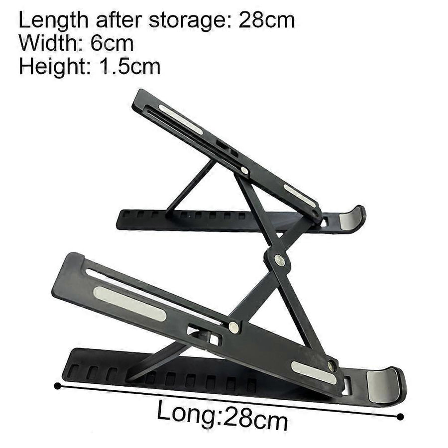 Foldable Adjustable ABS Laptop Stand, Ergonomic Tablet/Computer Holder